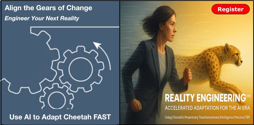 Reality Engineering Program Logo Reality Engineering - Use AI to Adapt Cheetah FAST